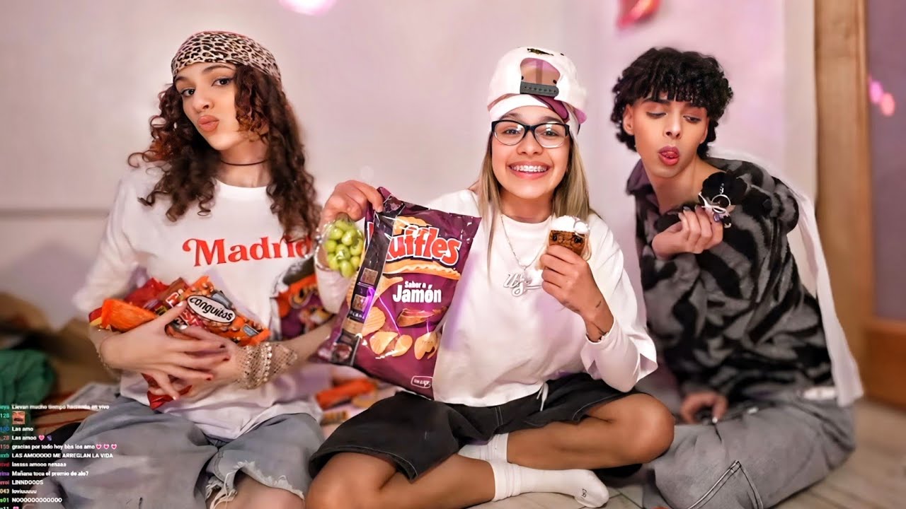 PROBANDO DULCES DE ESPAÑA 🇪🇸✨️ |Alondrissa, Rainelis & Alex 
