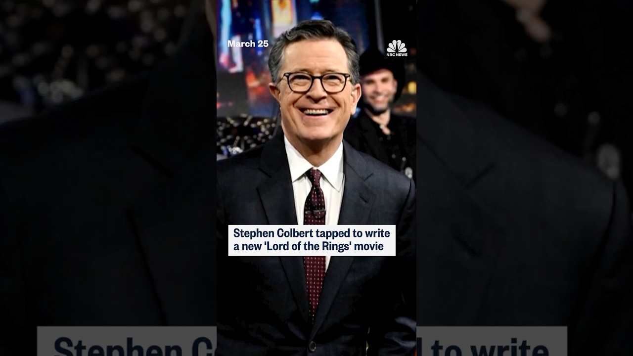 Stephen Colbert tapped to write a new 'Lord of the Rings' movie