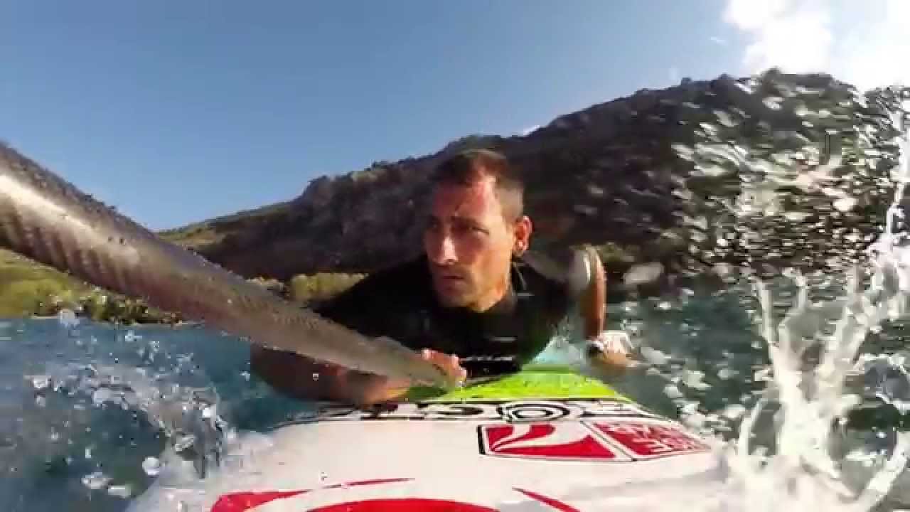 surfing crete with Rogue sup turbo 8 R1
