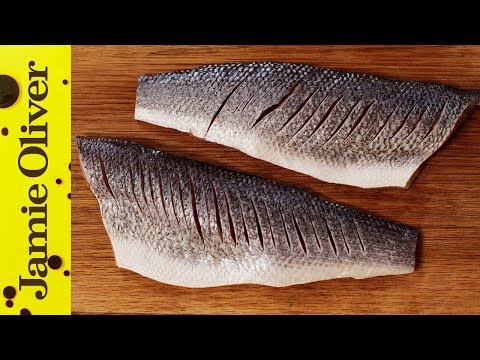 How to Fillet a Seabass | Jamie
