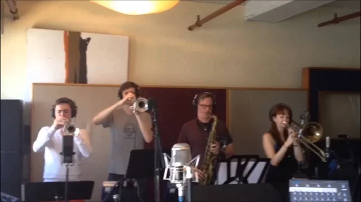 Snarky Puppy Hornsection recordingsession for Cynt...