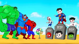 Rescue TEAM HULK BABY ZOMBIE & SPIDERMAN, SUPERMAN : Who Is The King Of Super Heroes ?  FUNNY