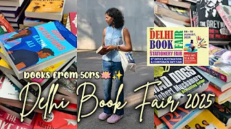 delhi book fair 2025 vlog🪷🪞✨ | Serah Nanda | New Delhi🌛✨