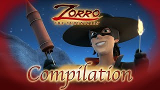 Zorro the Chronicles | Episode 10  12 | 1 Hour COMPILATION | Superhero cartoons