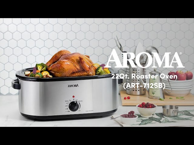 Roaster Oven - Fits Holiday Turkey - 22-Quart