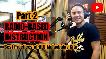 Webinar Replay with Ms Valyn of ALS Malaybalay: Radio-Based Instruction | Ray Butch Mahinay
