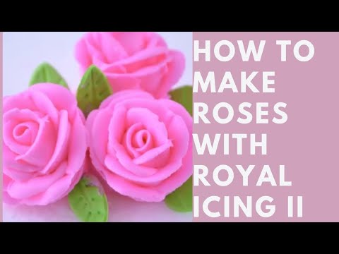 How to make Roses with Royal Icing