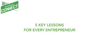QuickBooks Connect 2015:  5 Key Lessons for Every Entrepreneur