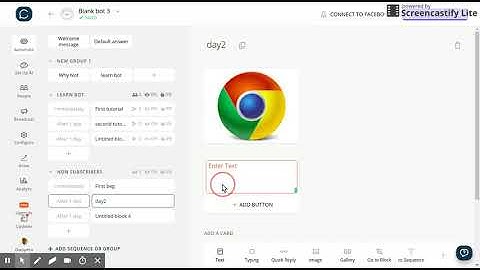 Сreate a chatbot for Facebook Messenger in 10 minutes using Chatfuel