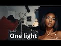 Easiest one light setup for photography you will get the best results  behind the scenes