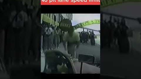 No Pitlane Speed Limit😳