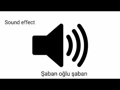 sound effect:borazan sesi:şaban oğlu şaban #türkçesoundeffect