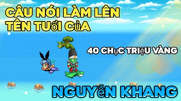 Ngọc rồng online _ Câu Nói Làm Nên Tên Tuổi Của Nguyễn Khang... Idol tiktok ở Sài Gòn..