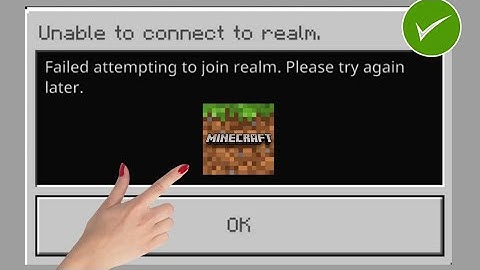 How To Fix Minecraft Realms Not Working Bedrock | Minecraft Realms Not Loading Bedrock
