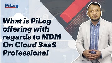 What is PiLog offering with regards to MDM On Cloud SaaS Professional #mdm #professional #cloud
