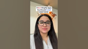 5 Best shopify Apps # shopify #shopifystore #apps #businesstips #ecommerce #2024 #emailmarketing