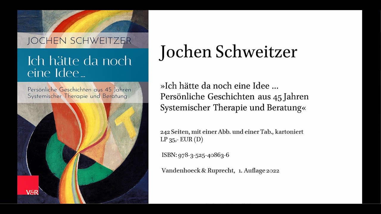 Jochen Schweitzer spricht über sein neuestes Buch 