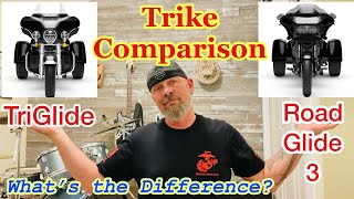 2023 Road Glide 3 - Comparison of the Trikes