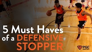 5 Must Have Habits of a Defensive Stopper | PGC Basketball