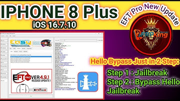 iPhone 8 Plus Bypass Hello Screen iOS 11 x18 x jailbreak Without Change SN B_Full-HD FRP KING