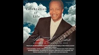 Paul Batiste Celebration Of Life