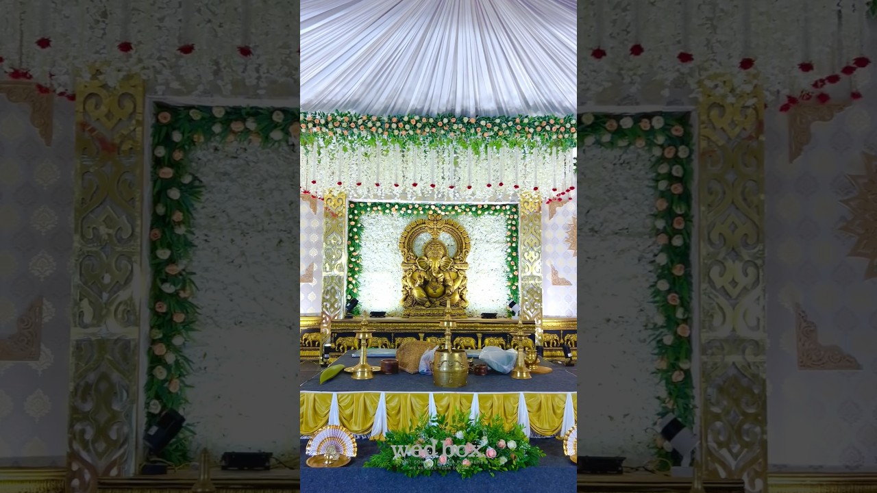 Event planners in Kerala | stage decoration | Hindu wedding stage | intimate wedding | wed planning