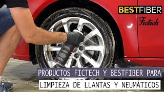 Comprar Kit de cepillo y guante limpia llantas BestFiber