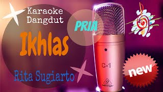 Karaoke Dangdut Ikhlas - Rita Sugiarto - Nada Pria
