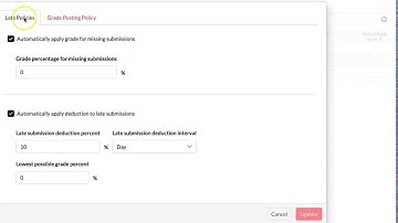Missing Assignments in Canvas - How to Automatically Change Scores