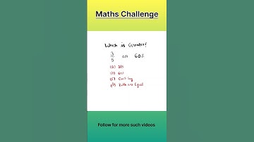 Logical Fraction Challenge | Percentage vs Fraction #shorts