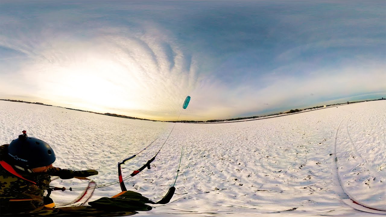 Snowkite Flysurfer Peak 13m - 360 edit