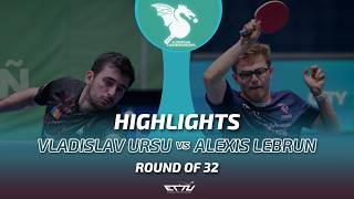 Vladislav Ursu vs Alexis Lebrun | European Championships | Round of 32 Highlights