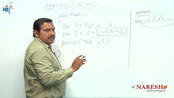 Operators Interview Questions | C Technical Interview Questions and Answers | Mr. Ramana