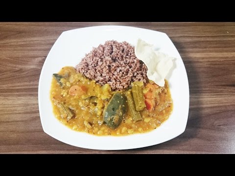 Sambar-Indisches Linsen-Gemüse-Curry Rezept-Spezialitäten Aus Südindien & Sri Lanka