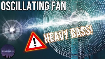 OSCILLATING FAN NOISE FOR SLEEPING | WHITE NOISE - SLEEP FAST | BLACK SCREEN