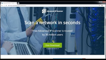 how to use Advanced IP Scanner network tool