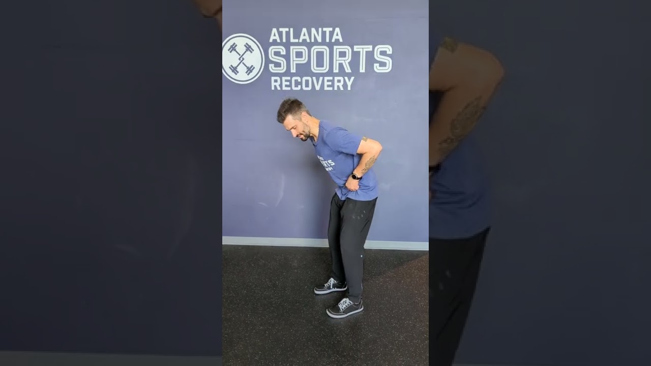 Why sitting creates back pain. The skin pinch test.