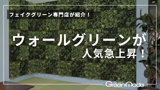 グリーン ウォール｜ウォールグリーンが人気急上昇！ - YouTube
