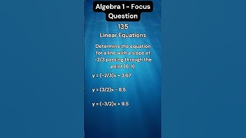 Algebra 1 Focus 135: Can you solve this math short? #educators #math #algebra #school #teacher