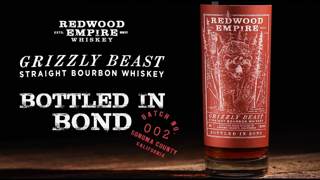 Redwood Empire Bottled in Bond Grizzly Beast Bourbon Batch 002 YouTube