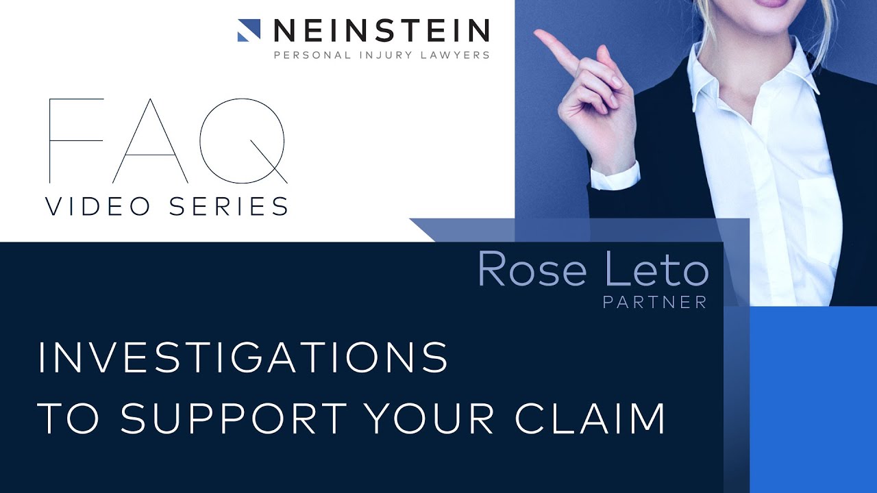 Rose Leto Explains When a Personal Injury Investigation Starts - YouTube