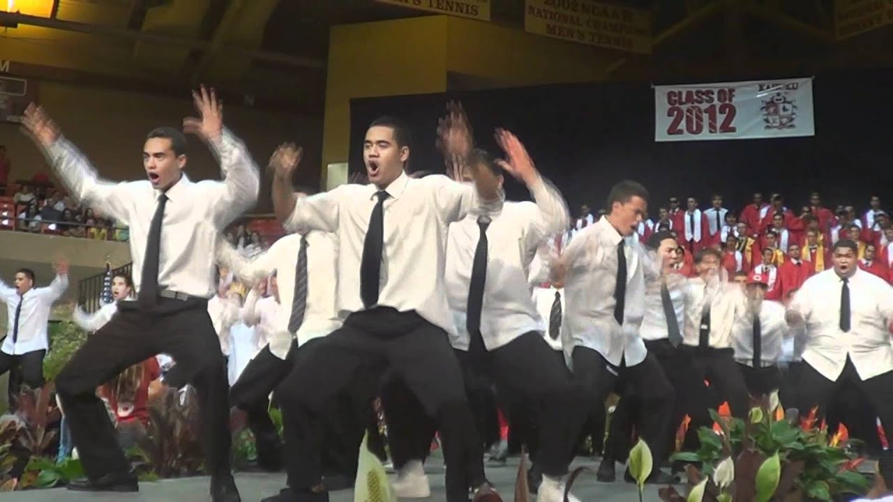 Kahuku Class of 2012 Graduation Haka YouTube
