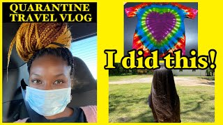 Quarantine Travel Vlog to SC | Health Tips, My Mom Calls Me &quot;Son&quot;, I Straightened Waist-Length Hair