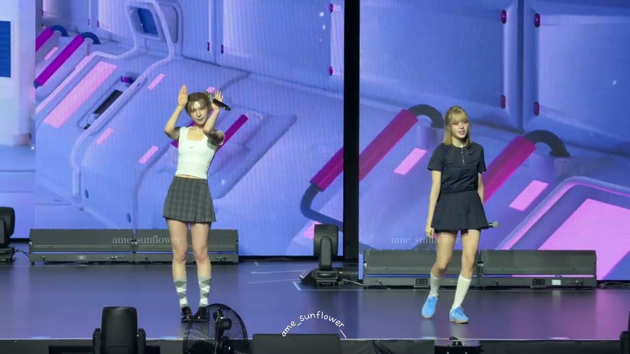 [4K] DICE Lily & Bae fancam (Soundcheck) | 250629 NMIXX CHANGE UP: MIXX LAB in Macau