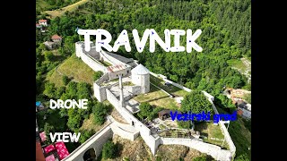 Travnik Bosna I Hercegovina Vezirski Grad Drone 4K