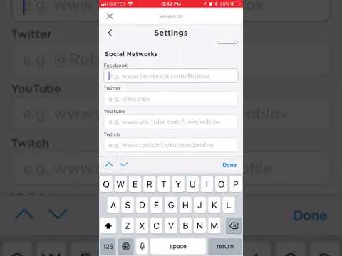 How to ADD SOCIAL MEDIA to ROBLOX?