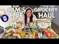 HEALTHY SAM’S CLUB GROCERY HAUL | WW (WeightWatchers) Points &amp; Calories | Weight Loss Journey