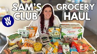 HEALTHY SAM’S CLUB GROCERY HAUL | WW (WeightWatchers) Points \& Calories | Weight Loss Journey
