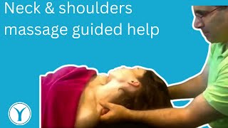 Neck & shoulders massage guided help