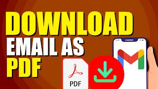 How To Download Email From Gmail As Pdf Easy Method